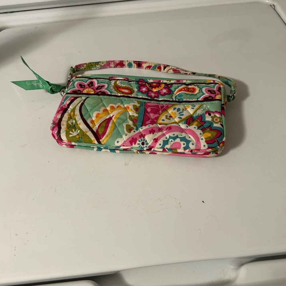 Floral Patterned Vera Bradley Women's Wristlet